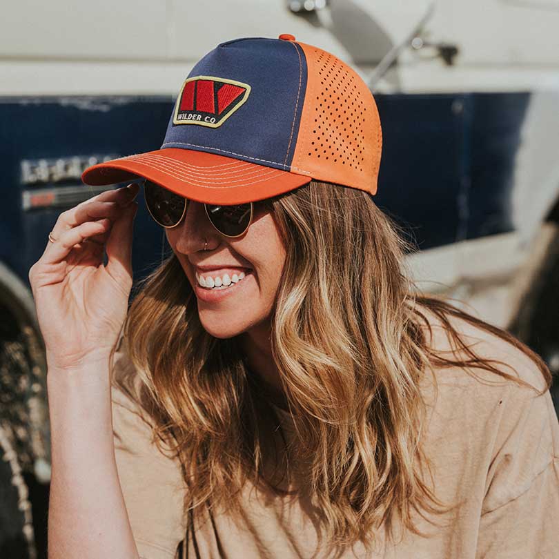 WILDER CO. ORANGE SNAPBACK HAT