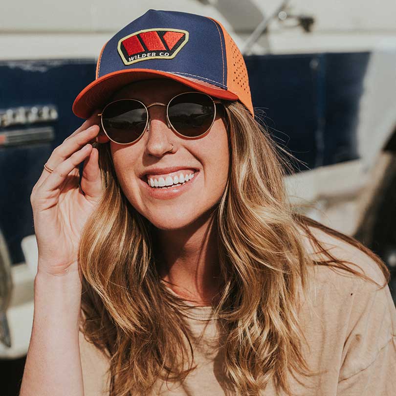 WILDER CO. ORANGE SNAPBACK HAT