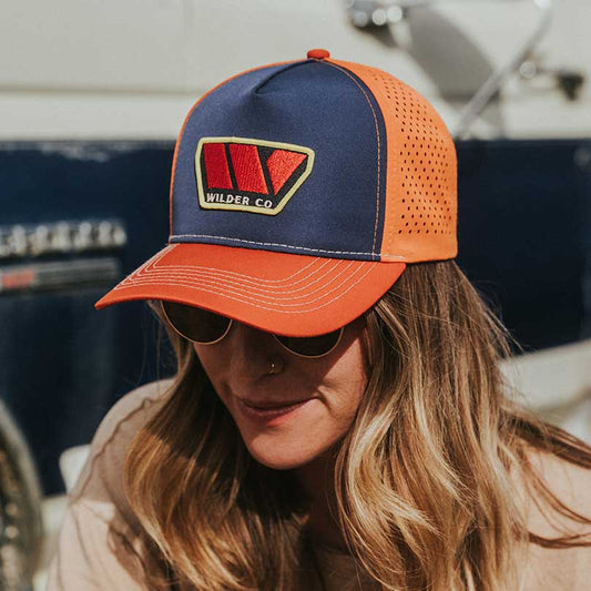 WILDER CO. ORANGE SNAPBACK HAT